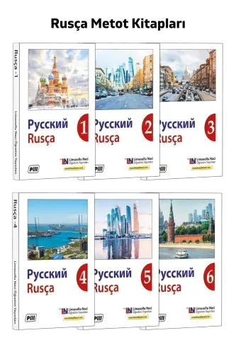 Русский учебный набор - Русский учебник - ТОРФЛ, Подготовка к экзамену YDS - Книги для легкого изучения русского языка - 6
