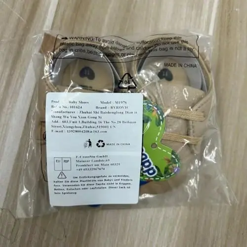 RVROVIC Baby Boys Girls Anti-Slip Sneakers Soft Ankle Boots Toddler First Walkers Newborn Crib Shoes - 6