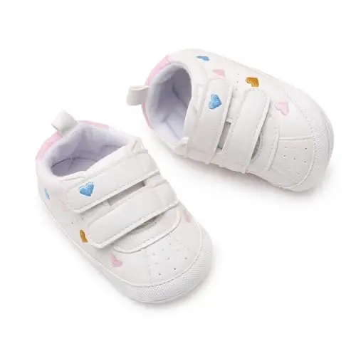 RVROVIC Baby Boys Girls Anti-Slip Sneakers Soft Ankle Boots Toddler First Walkers Newborn Crib Shoes - 5