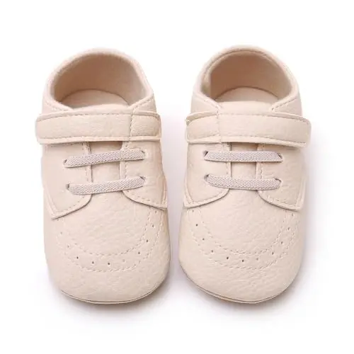 RVROVIC Baby Boys Girls Anti-Slip Sneakers Soft Ankle Boots Toddler First Walkers Newborn Crib Shoes - 3