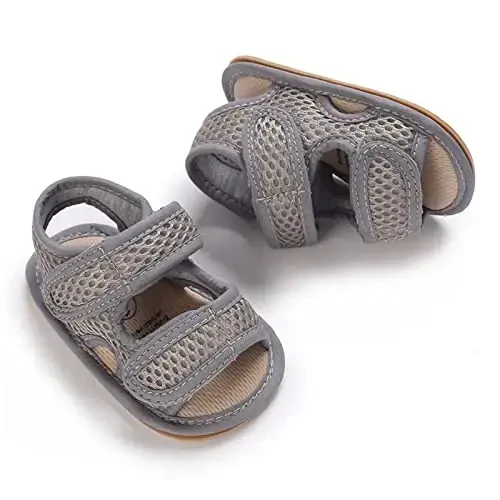 RVROVIC Baby Boys Girls Sandals Premium Infant Summer Outdoor Shoes PU Lightweight Soft Anti-Slip Sole Toddler Prewalker - 3