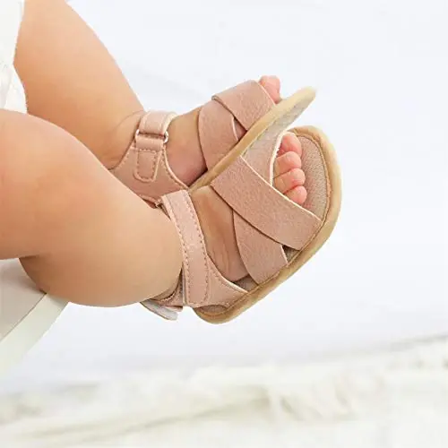 RVROVIC Baby Boys Girls Sandals Premium Infant Summer Outdoor Shoes PU Lightweight Soft Anti-Slip Sole Toddler Prewalker - 2