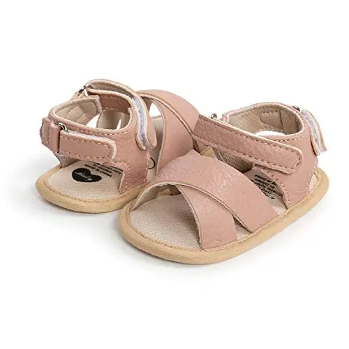 RVROVIC Baby Boys Girls Sandals Premium Infant Summer Outdoor Shoes PU Lightweight Soft Anti-Slip Sole Toddler Prewalker - 3