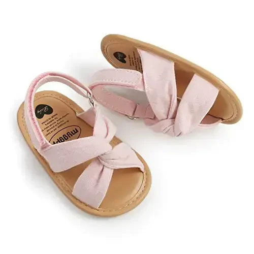 RVROVIC Baby Boys Girls Sandals Premium Infant Summer Outdoor Shoes PU Lightweight Soft Anti-Slip Sole Toddler Prewalker - 5