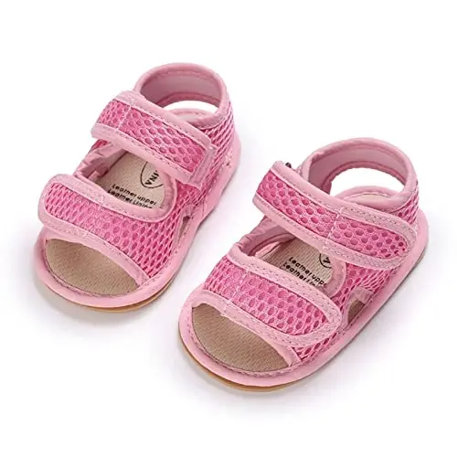 RVROVIC Baby Boys Girls Sandals Premium Infant Summer Outdoor Shoes PU Lightweight Soft Anti-Slip Sole Toddler Prewalker - 5