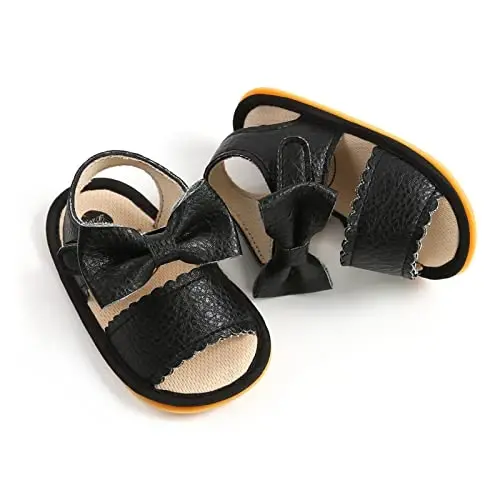 RVROVIC Baby Boys Girls Sandals Premium Infant Summer Outdoor Shoes PU Lightweight Soft Anti-Slip Sole Toddler Prewalker - 4