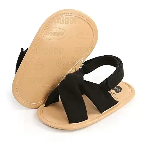 RVROVIC Baby Boys Girls Sandals Premium Infant Summer Outdoor Shoes PU Lightweight Soft Anti-Slip Sole Toddler Prewalker 