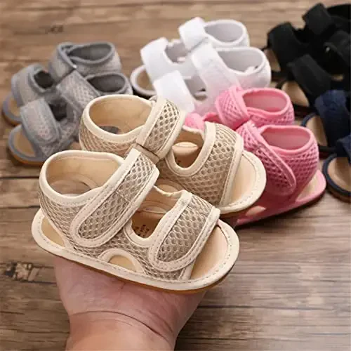RVROVIC Baby Boys Girls Sandals Premium Soft Anti-Slip Rubber Sole Infant Summer Outdoor Shoes Toddler First Walkers - 3