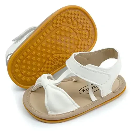 RVROVIC Baby Boys Girls Sandals Premium Soft Anti-Slip Rubber Sole Infant Summer Outdoor Shoes Toddler First Walkers 