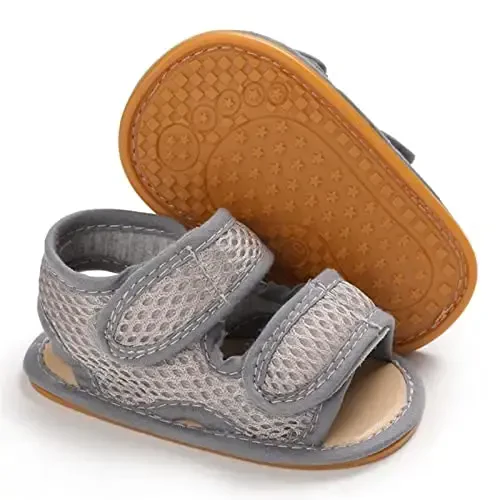 RVROVIC Baby Boys Girls Sandals Premium Soft Anti-Slip Rubber Sole Infant Summer Outdoor Shoes Toddler First Walkers - 1