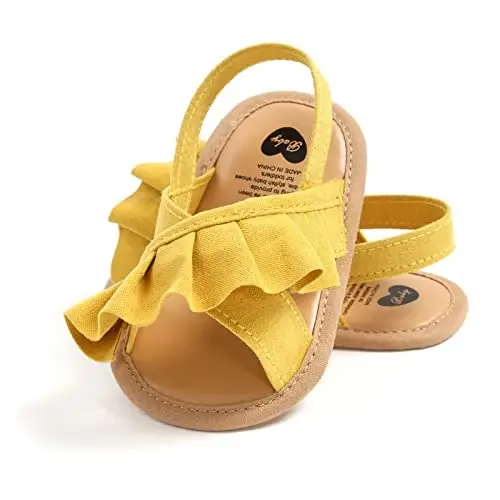 RVROVIC Baby Boys Girls Sandals Premium Soft Anti-Slip Rubber Sole Infant Summer Outdoor Shoes Toddler First Walkers - 4