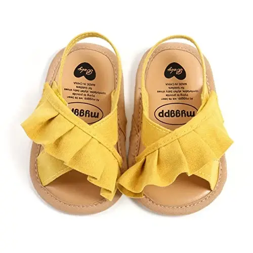 RVROVIC Baby Boys Girls Sandals Premium Soft Anti-Slip Rubber Sole Infant Summer Outdoor Shoes Toddler First Walkers - 5