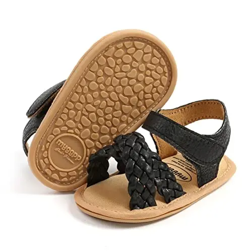 RVROVIC Baby Boys Girls Sandals Premium Soft Anti-Slip Rubber Sole Infant Summer Outdoor Shoes Toddler First Walkers 