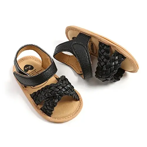 RVROVIC Baby Boys Girls Sandals Premium Soft Anti-Slip Rubber Sole Infant Summer Outdoor Shoes Toddler First Walkers - 4