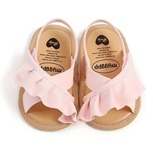 RVROVIC Baby Boys Girls Sandals Premium Soft Anti-Slip Rubber Sole Infant Summer Outdoor Shoes Toddler First Walkers - 5