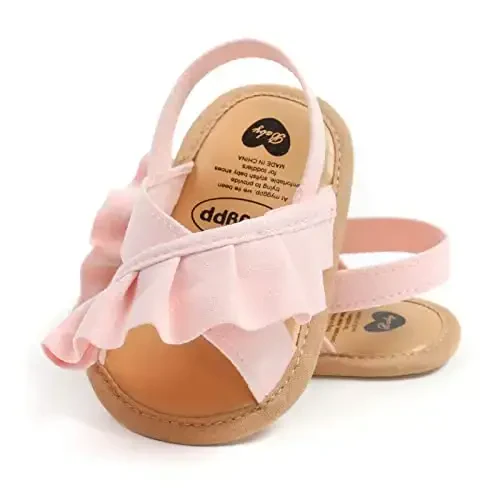 RVROVIC Baby Boys Girls Sandals Premium Soft Anti-Slip Rubber Sole Infant Summer Outdoor Shoes Toddler First Walkers - 4