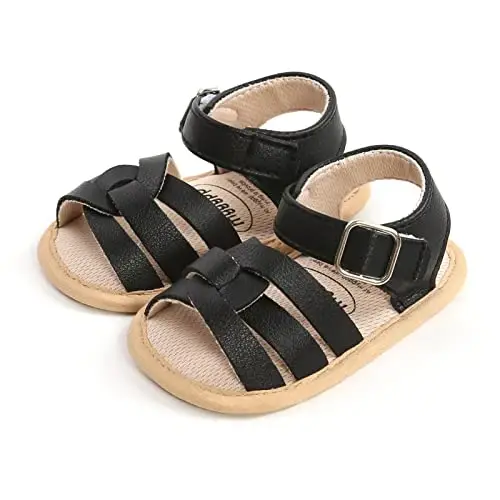 RVROVIC Baby Boys Girls Sandals Premium Soft Anti-Slip Rubber Sole Infant Summer Outdoor Shoes Toddler First Walkers - 1