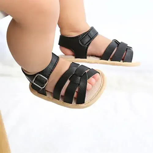 RVROVIC Baby Boys Girls Sandals Premium Soft Anti-Slip Rubber Sole Infant Summer Outdoor Shoes Toddler First Walkers - 2