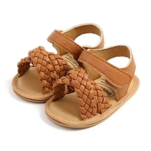 RVROVIC Baby Boys Girls Sandals Premium Soft Anti-Slip Rubber Sole Infant Summer Outdoor Shoes Toddler First Walkers - 3