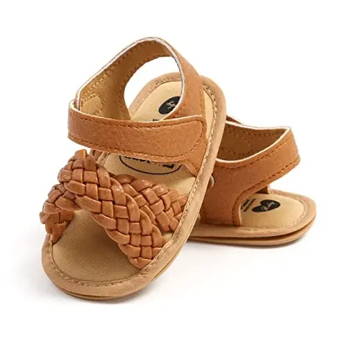 RVROVIC Baby Boys Girls Sandals Premium Soft Anti-Slip Rubber Sole Infant Summer Outdoor Shoes Toddler First Walkers - 4