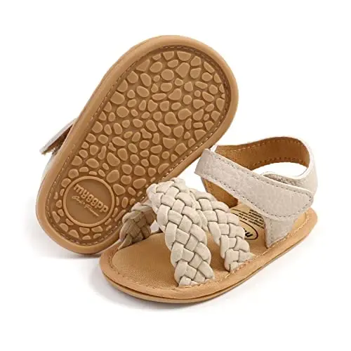 RVROVIC Baby Boys Girls Sandals Premium Soft Anti-Slip Rubber Sole Infant Summer Outdoor Shoes Toddler First Walkers - RVROVIC