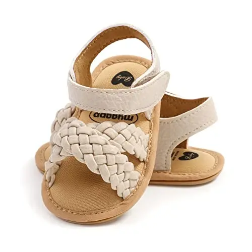 RVROVIC Baby Boys Girls Sandals Premium Soft Anti-Slip Rubber Sole Infant Summer Outdoor Shoes Toddler First Walkers - 4