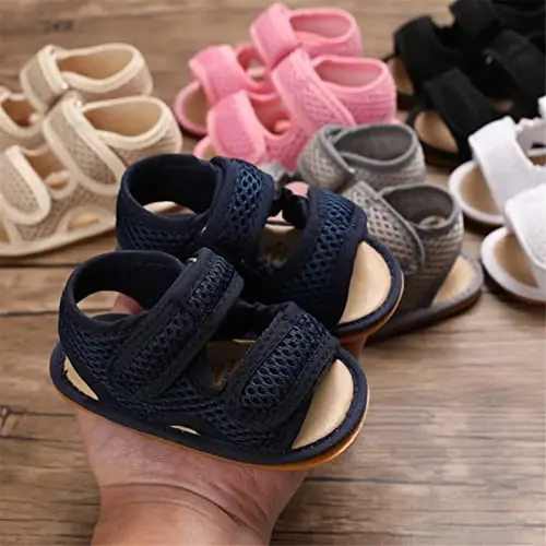 RVROVIC Baby Boys Girls Sandals Premium Soft Anti-Slip Rubber Sole Infant Summer Outdoor Shoes Toddler First Walkers - 3