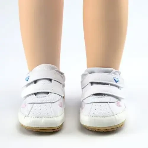 RVROVIC Baby Boys Girls Shoes Canvas Toddler Sneakers Anti-Slip Infant First Walkers 0-18 Months - 4