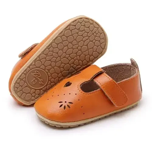 RVROVIC Baby Girl Moccasins Princess Sparkly Mary Jane Dresses Shoes Premium Lightweight Soft Sole Crib Shoes Toddler Shoes - RVROVIC