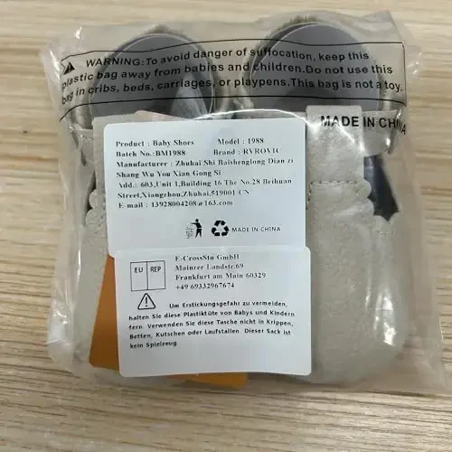 RVROVIC Baby Girl Moccasins Princess Sparkly Mary Jane Dresses Shoes Premium Lightweight Soft Sole Crib Shoes Toddler Shoes - 6