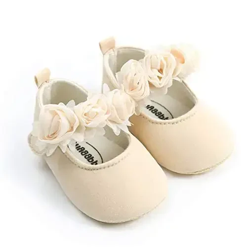 RVROVIC Baby Girl Moccasins Princess Sparkly Mary Jane Dresses Shoes Premium Lightweight Soft Sole Crib Shoes Toddler Shoes - RVROVIC