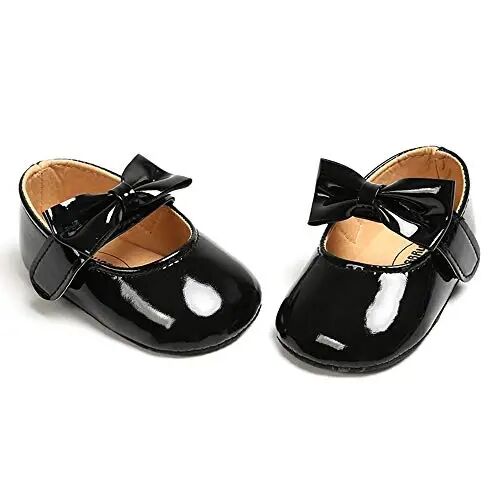 RVROVIC Baby Girl Moccasins Princess Sparkly Mary Jane Dresses Shoes Premium Lightweight Soft Sole Crib Shoes Toddler Shoes - RVROVIC