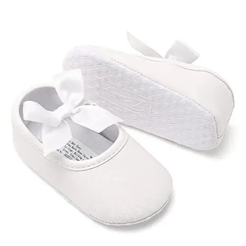 RVROVIC Baby Girl Moccasins Princess Sparkly Mary Jane Dresses Shoes Premium Lightweight Soft Sole Crib Shoes Toddler Shoes - RVROVIC