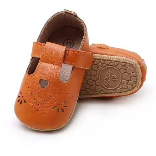 RVROVIC Baby Girl Moccasins Princess Sparkly Mary Jane платья, туфли премиум легкий мягкая подошва кроватки обувь для малышей - 6