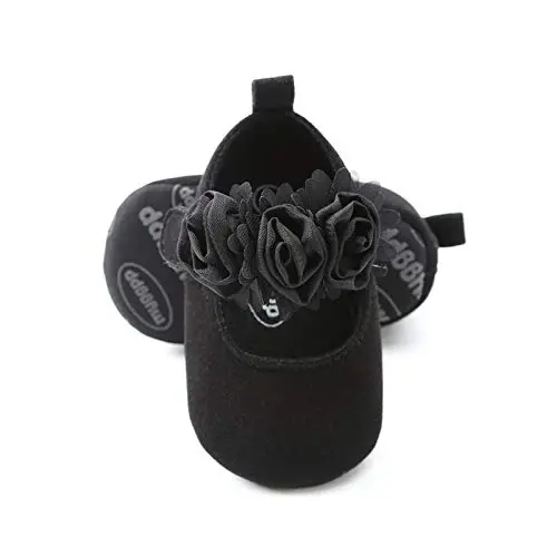 RVROVIC Baby Girl Moccasins Princess Sparkly Mary Jane платья туфли премиум легкий мягкая подошва люлька обувь малыш обувь - 2