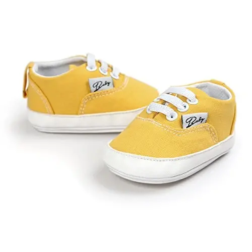 RVROVIC Baby Boys Girls Shoes Canvas Toddler Sneakers Anti-Slip Infant First Walkers 0-18 Months - 5