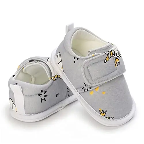 RVROVIC Baby Boys Girls Shoes Canvas Toddler Sneakers Anti-Slip Infant First Walkers 0-18 Months - 3