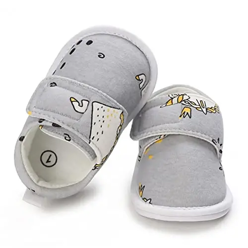 RVROVIC Baby Boys Girls Shoes Canvas Toddler Sneakers Anti-Slip Infant First Walkers 0-18 Months - 5