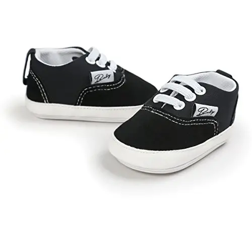 RVROVIC Baby Boys Girls Shoes Canvas Toddler Sneakers Anti-Slip Infant First Walkers 0-18 Months - 5