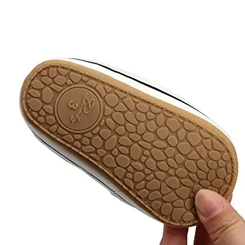 RVROVIC Baby Boys Girls Shoes Canvas Toddler Sneakers Anti-Slip Infant First Walkers 0-18 Months - 3