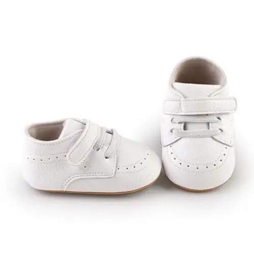 RVROVIC Baby Boys Girls Anti-Slip Sneakers Soft Ankle Boots Toddler First Walkers Newborn Crib Shoes - 4