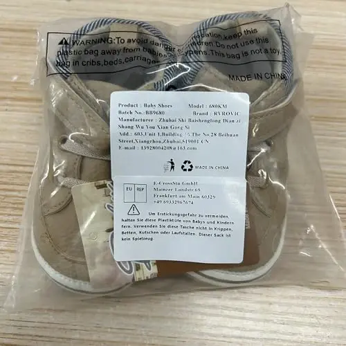 RVROVIC Baby Boys Girls Anti-Slip Sneakers Soft Ankle Boots Toddler First Walkers Newborn Crib Shoes - 7