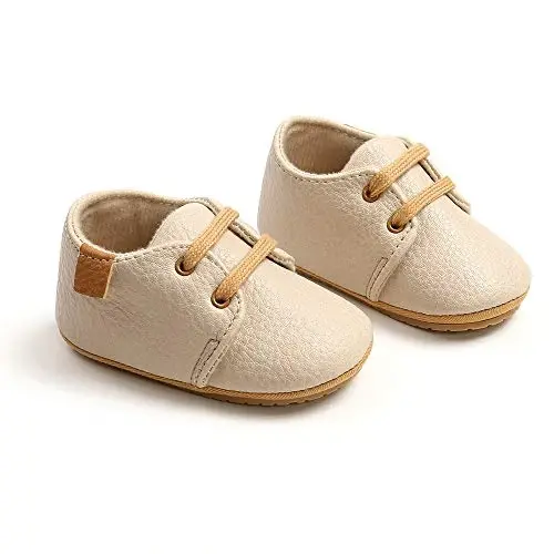 RVROVIC Baby Boys Girls Anti-Slip Sneakers Soft Ankle Boots Toddler First Walkers Newborn Crib Shoes - 3
