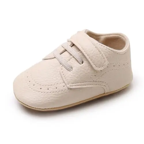 RVROVIC Baby Boys Girls Anti-Slip Sneakers Soft Ankle Boots Toddler First Walkers Newborn Crib Shoes 