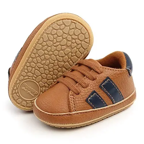 RVROVIC Baby Boys Girls Anti-Slip Sneakers Soft Ankle Boots Toddler First Walkers Newborn Crib Shoes 