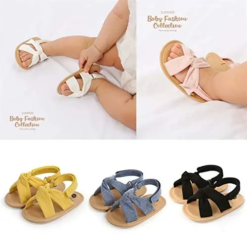 RVROVIC Baby Boys Girls Sandals Premium Infant Summer Outdoor Shoes PU Lightweight Soft Anti-Slip Sole Toddler Prewalker - 4