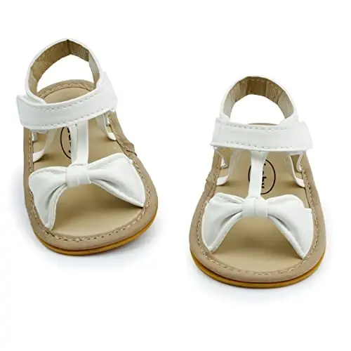 RVROVIC Baby Boys Girls Sandals Premium Soft Anti-Slip Rubber Sole Infant Summer Outdoor Shoes Toddler First Walkers - 4