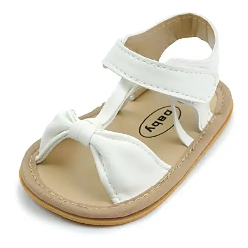 RVROVIC Baby Boys Girls Sandals Premium Soft Anti-Slip Rubber Sole Infant Summer Outdoor Shoes Toddler First Walkers - 6