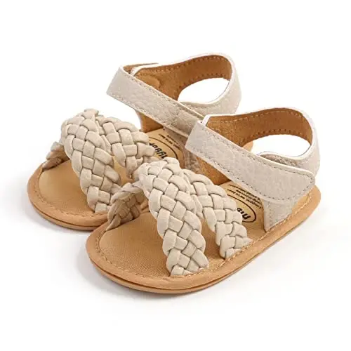 RVROVIC Baby Boys Girls Sandals Premium Soft Anti-Slip Rubber Sole Infant Summer Outdoor Shoes Toddler First Walkers - 3