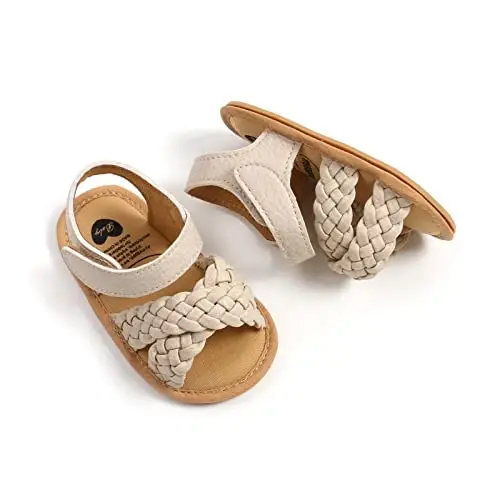 RVROVIC Baby Boys Girls Sandals Premium Soft Anti-Slip Rubber Sole Infant Summer Outdoor Shoes Toddler First Walkers - 5